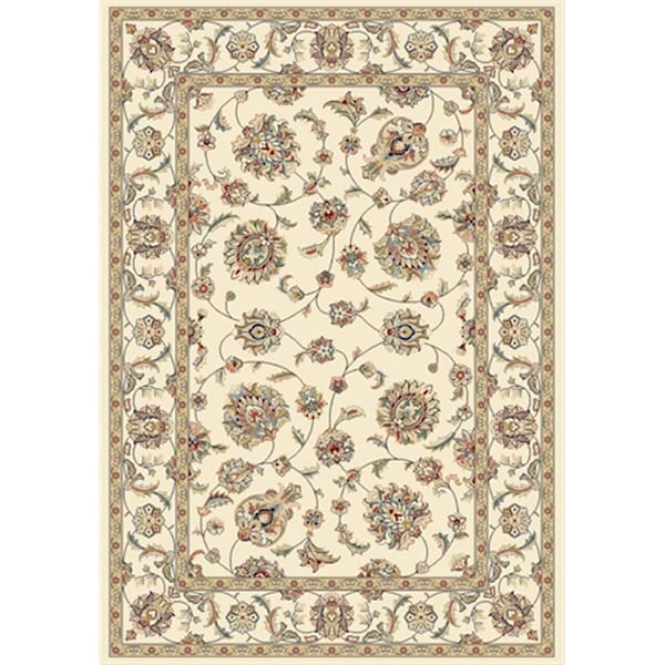 Dynamic Rugs Ancient Garden 7 ft. 10 in. x 11 ft. 2 in. 57365-6464 Rug - Ivory/Ivory AN912573656464 - main